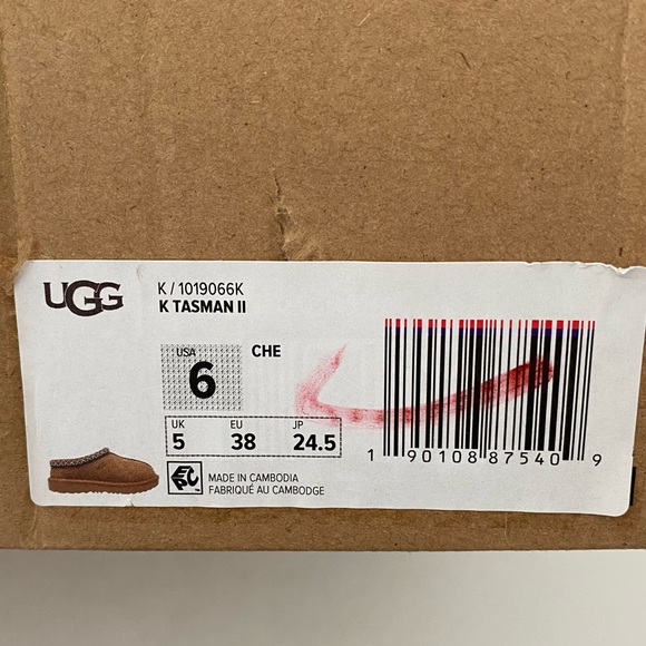 UGG Tasman Slippers Chestnut Kid’s 5 6 = Women’s 7 8 - Picture 16 of 16